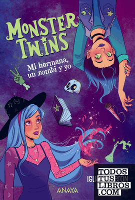 Portada de Monster Twins. Mi hermana, un zombi y yo